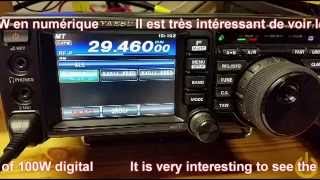 Yaesu FT991  C4FM on 10 meters  Eric VE2MEL [upl. by Adyaj142]