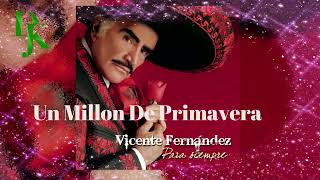 Un Millón de Primaveras  Vicente Fernández  Full Audio [upl. by Arutek]