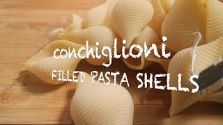 Conchiglioni Filled Pasta Shells  italian traditional dish  Spinach amp Ricotta Stuffed Pasta Shells [upl. by Ataynik]