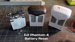 Phantom 4 battery disassembly  repair [upl. by Enisamoht]