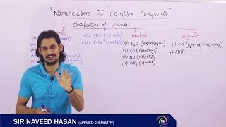 Nomenclature Of Complex Compounds  Naming Of Inorganic Compounds  Sir Naveed Hasan  MSA Taleem [upl. by Nodababus367]