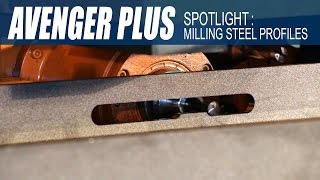 Avenger PLUS  How to Make slots in beams  Milling slots in steel beams [upl. by Myranda458]