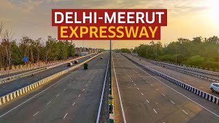 DelhiMeerut Expressway is India’s Widest Expressway [upl. by Xanthe222]