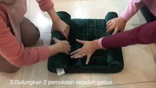 Tutorial Sejadah Hantaran By Sajadah Sumaiyah [upl. by Intirb891]