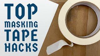 How To Stop Masking Tape From Ruining Your Art [upl. by Immac]