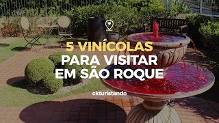 5 VINÍCOLAS para visitar em SÃO ROQUE no ROTEIRO do VINHO [upl. by Tnahsin]