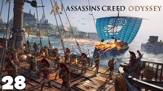 Assassins Creed ODYSSEY 28  La Fuite DAthènes amp Le volcan dHEPHAÏSTOS  royleviking FR PC [upl. by Idrahs533]