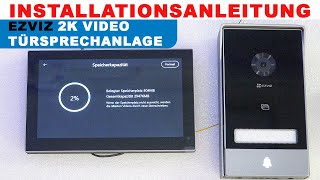 Türsprechanlage EZVIZ HP7 Türsprechanlage  Angeschlossen und erklärt [upl. by Ahsakat]