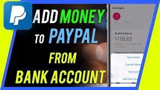 How to Add Money to PayPal from Bank Account [upl. by Ttereve]