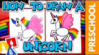 How To Draw A Cute Cat Unicorn [upl. by Orwin]