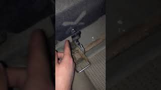 2007 Ford F150 rear seat removal part 2 [upl. by Yclek]