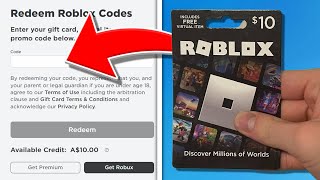 How to Redeem a ROBLOX GIFT CARD Mobile  PC EASY METHOD [upl. by Ahsekram406]