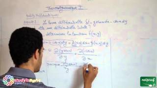 Thermodynamique 1 outils mathématiques Exercice2 part2 [upl. by Nohsreg20]