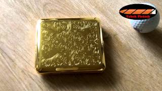 Deutsches Zigarettenetui  German Cigarette Case  Gold 2 [upl. by Notnerb]