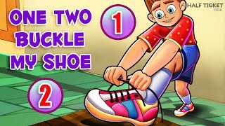 One Two Buckle My Shoe  Nursery Rhymes Songs And Kids Songs With Lyrics [upl. by Mayer261]