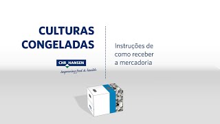 Culturas congeladas Chr Hansen – instruções para recebimento [upl. by Nnayelhsa825]