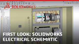 First Look SOLIDWORKS Electrical Schematic [upl. by Weidner]