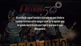 Calibre 50 ft El Fantasma  Chalito LetraLyrics [upl. by Marela]