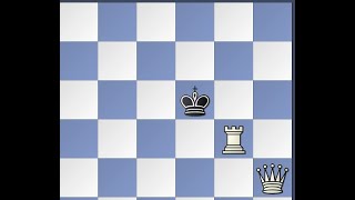 Check Mate with Queen and Rook against King [upl. by Acsehcnarf]