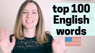 Pronounce the 100 Most Common Words in English American English Pronunciation [upl. by Llenrod870]