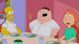 Family Guy  Dinner with the Simpsons [upl. by Markus]