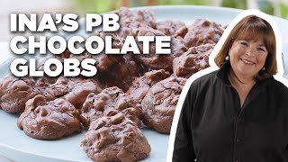 Ina Gartens Chocolate Peanut Butter Globs  Barefoot Contessa  Food Network [upl. by Nosam]