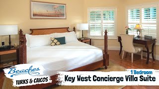 Key West One Bedroom Concierge Villa Suite I1B  Beaches Turks amp Caicos Walkthrough Tour amp Review 4K [upl. by Alimaj847]