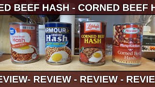 Corned Beef Hash Review  Great Value vs Armour vs Libbys vs Hormel Corned beef Hash [upl. by Rheba243]