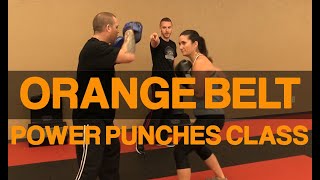 Krav Maga  Orange Belt Class  Power Punches [upl. by Sophia]