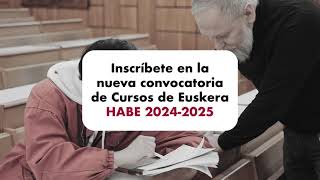 Cursos de Eukera HABE 20242025 [upl. by Haibot472]