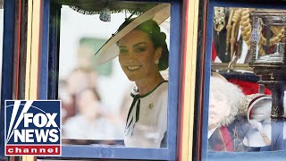 PIVOTAL MOMENT Kate Middleton makes first public appearance since cancer diagnoses [upl. by Acisey887]