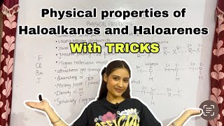 Haloalkanes and Haloarenes  Physical Properties  L4  Class12  Chemistry [upl. by Massiw]