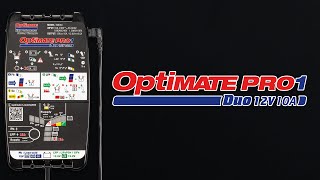 OptiMate PRO1 DUO battery charger  product overview amp instructions [upl. by Eatnuhs]