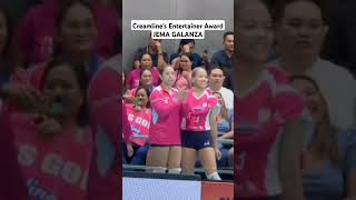 Jema Galanza Entertained Ella De Jesus and the Crowd during Creamline vs Cignal PVL Finals Match [upl. by April]