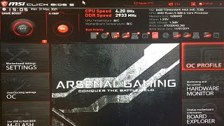 How To Overclock Ryzen 5 3600 with MSI B450 Tomahawk Max 2021 Bios Method [upl. by Yelrebmyk]