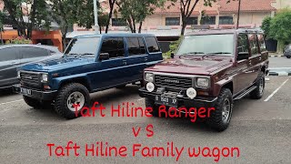 Daihatsu Taft Hiline Ranger VS Taft Hiline Family Wagon [upl. by Alika859]