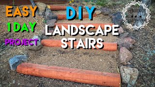 How To DIY Landscape Stairs [upl. by Sawtelle]