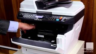 KYOCERA M2035  Cambio de Toner [upl. by Inaleon]