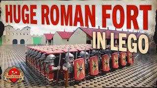 Roman Fortress Flythrough  Lego MOC Animation [upl. by Cavallaro]