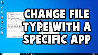 How to Change File Type on Windows 10  Change File Extensions [upl. by Lexis]