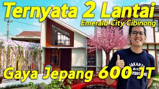 Rumah Unik Gaya Jepang Dengan Mezzanine Harga 600 Juta di Emerald City Cibinong [upl. by Abert]