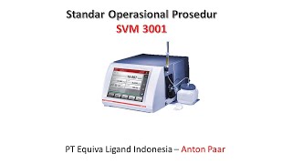 SOP SVM 3001 Viscometer  Anton Paar [upl. by Nahgeem]