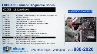 Ducane Furnace Fault Codes [upl. by Jedthus]