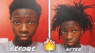 HOW TO INSTANTLY Get FreeForm Dreads ThotBoy Haircut  TUTORIAL [upl. by Reeva116]