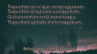 Behruz yagzon tupurdim teksti [upl. by Jehias952]