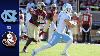 North Carolina vs Florida State Football Highlights 2016 [upl. by Ellahcim]