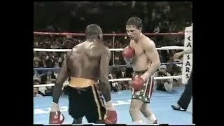 Roger Mayweather vs Vinny Pazienza Highlights [upl. by Shinberg]