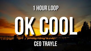 CEO Trayle  OK Cool 1 Hour Loop Yeah bitch you cool but you aint better then a perc bitch tiktok [upl. by Emili255]