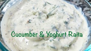 Cucumber Yoghurt Raita Recipe Easy Raita Recipe  How to Make Raita  Cucumber Yoghurt Dip Recipe [upl. by Connett782]