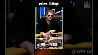 Linus Loeliger tries to pressure Petrangelo with Ahigh tritonpoker poker [upl. by Iahk]